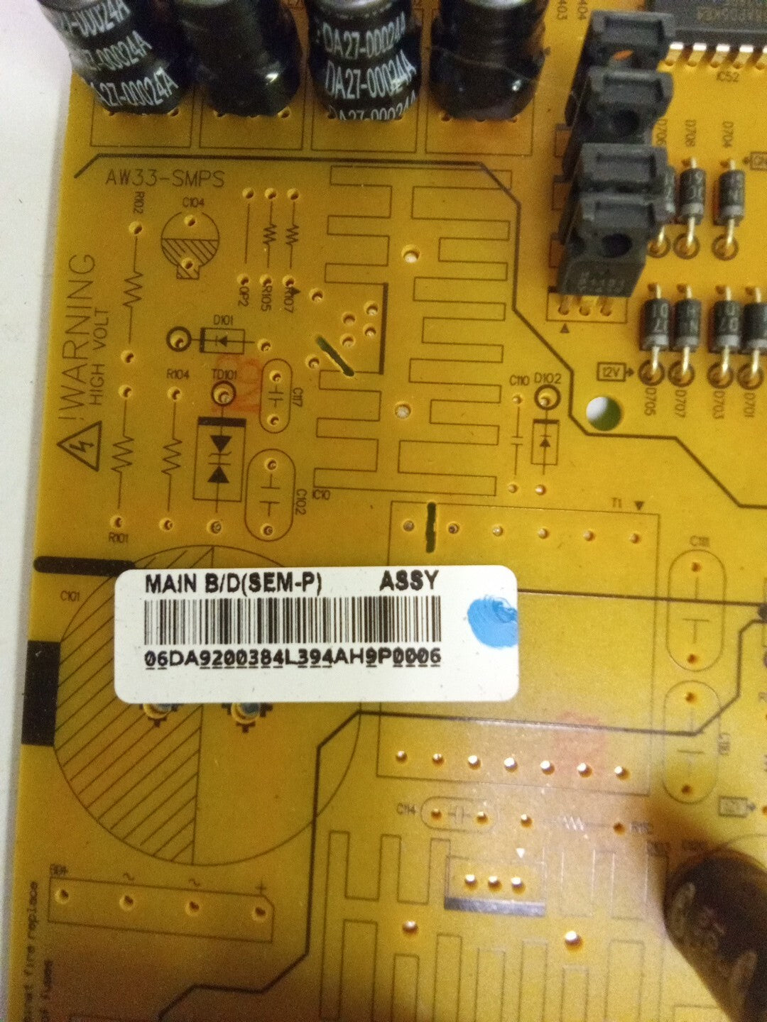 Samsung Fridge Control DA92-00384L AK-911