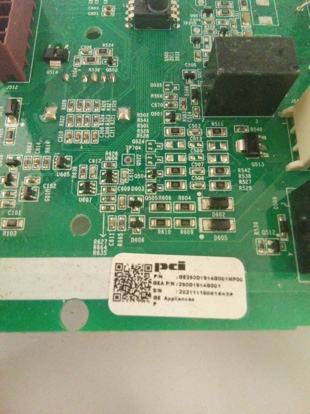 GE Washer Control 290D1914G001 AMK-493