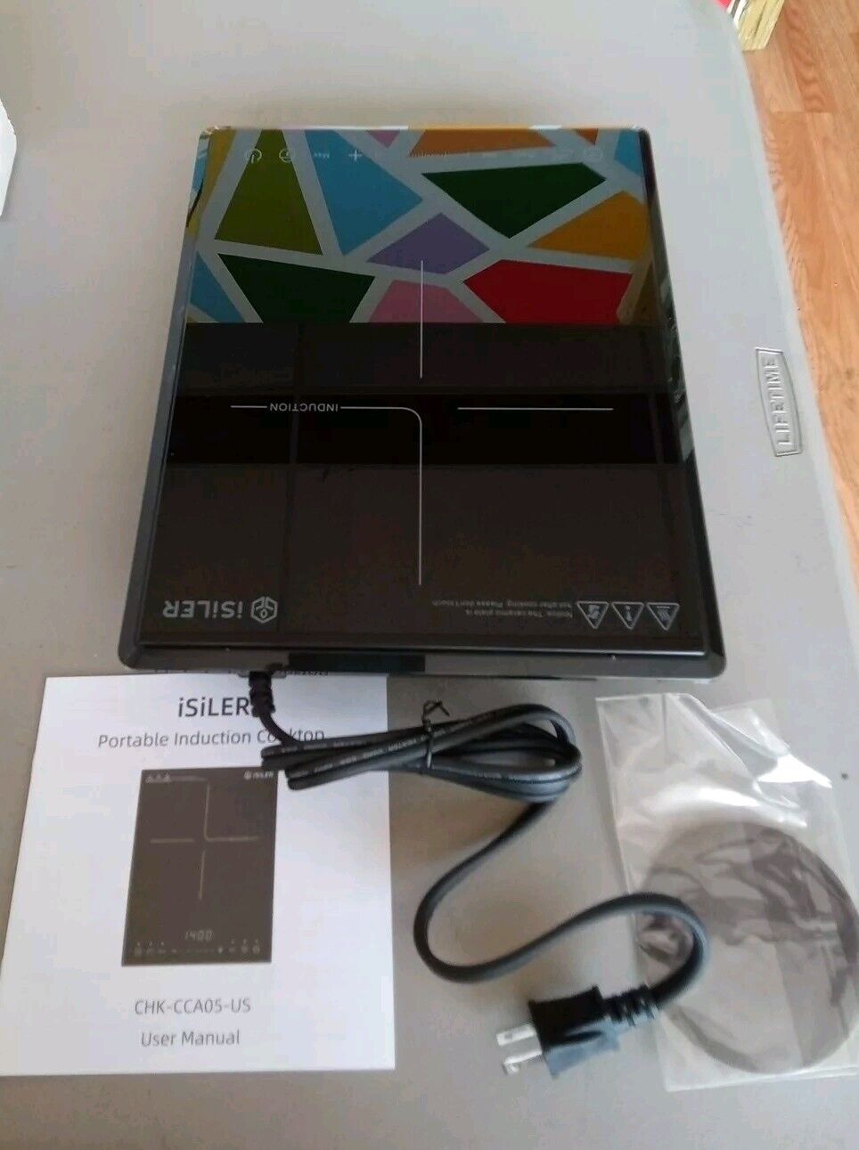 iSILER Induction Cooktop CHK-CCA05 Touch Control Black 1800W OV12