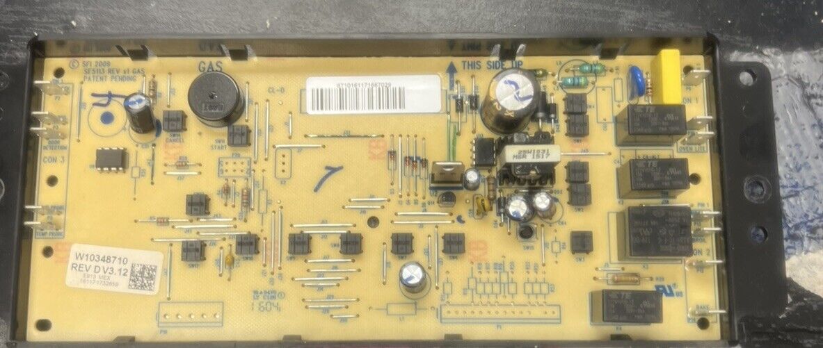 USED WHIRLPOOL RANGE OVEN CONTROL BOARD PART  W10348710 SCM833