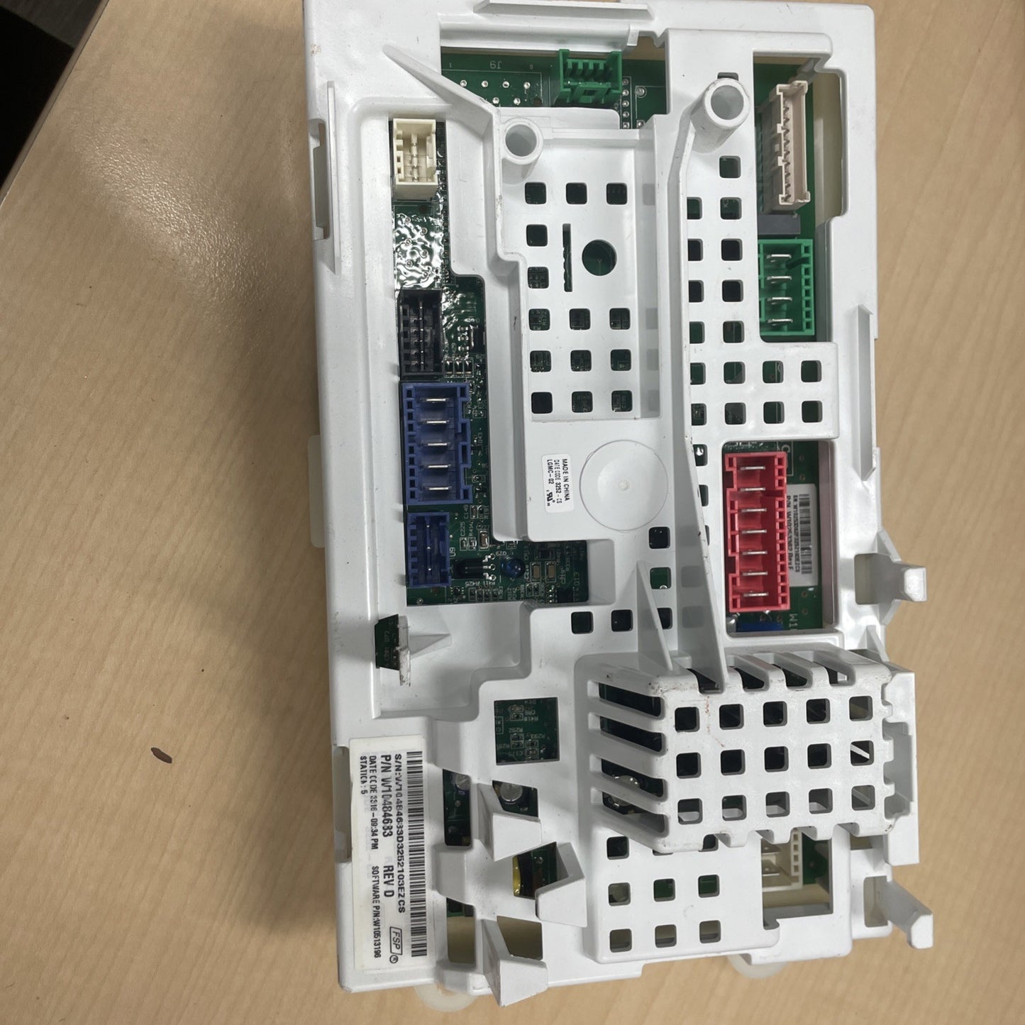 WHIRLPOOL WASHER CONTROL BOARD PART # W10484683 BA48
