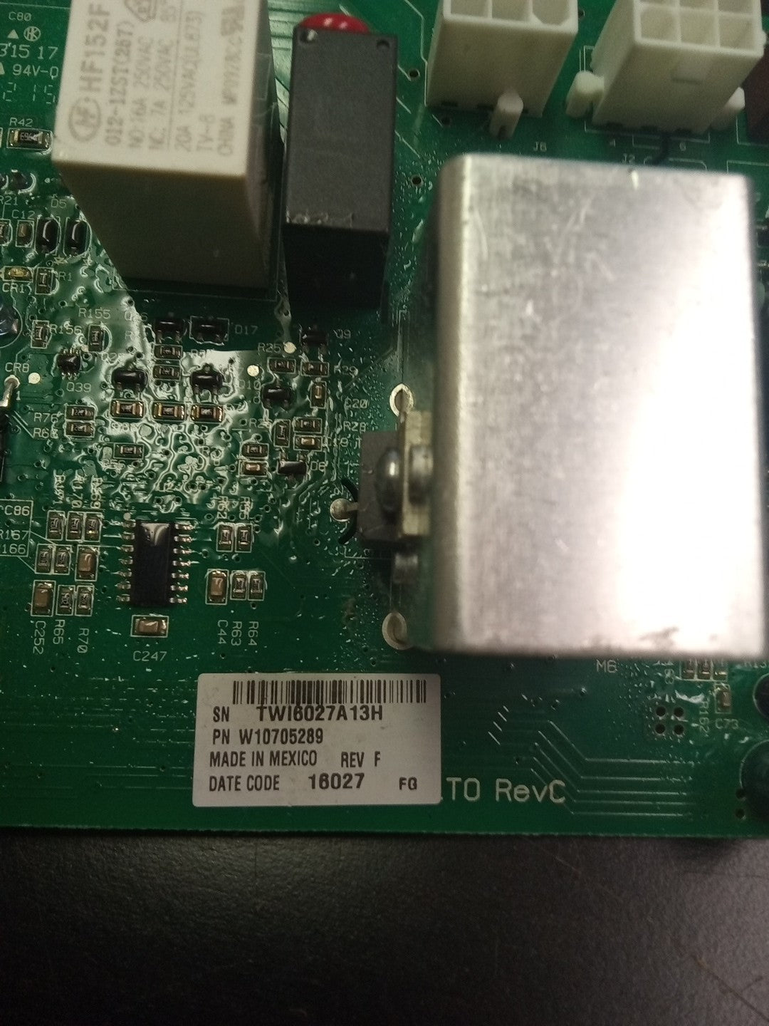 Whirlpool Washer W10720802 Rev F Control Board  AMK-509