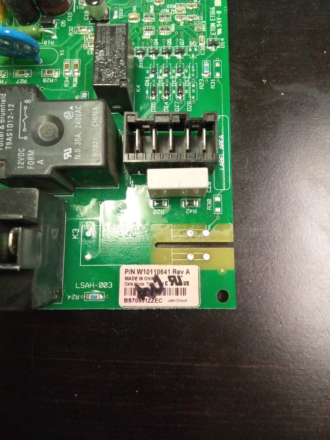 Whirlpool Dryer Control Board W10110641 AK-184