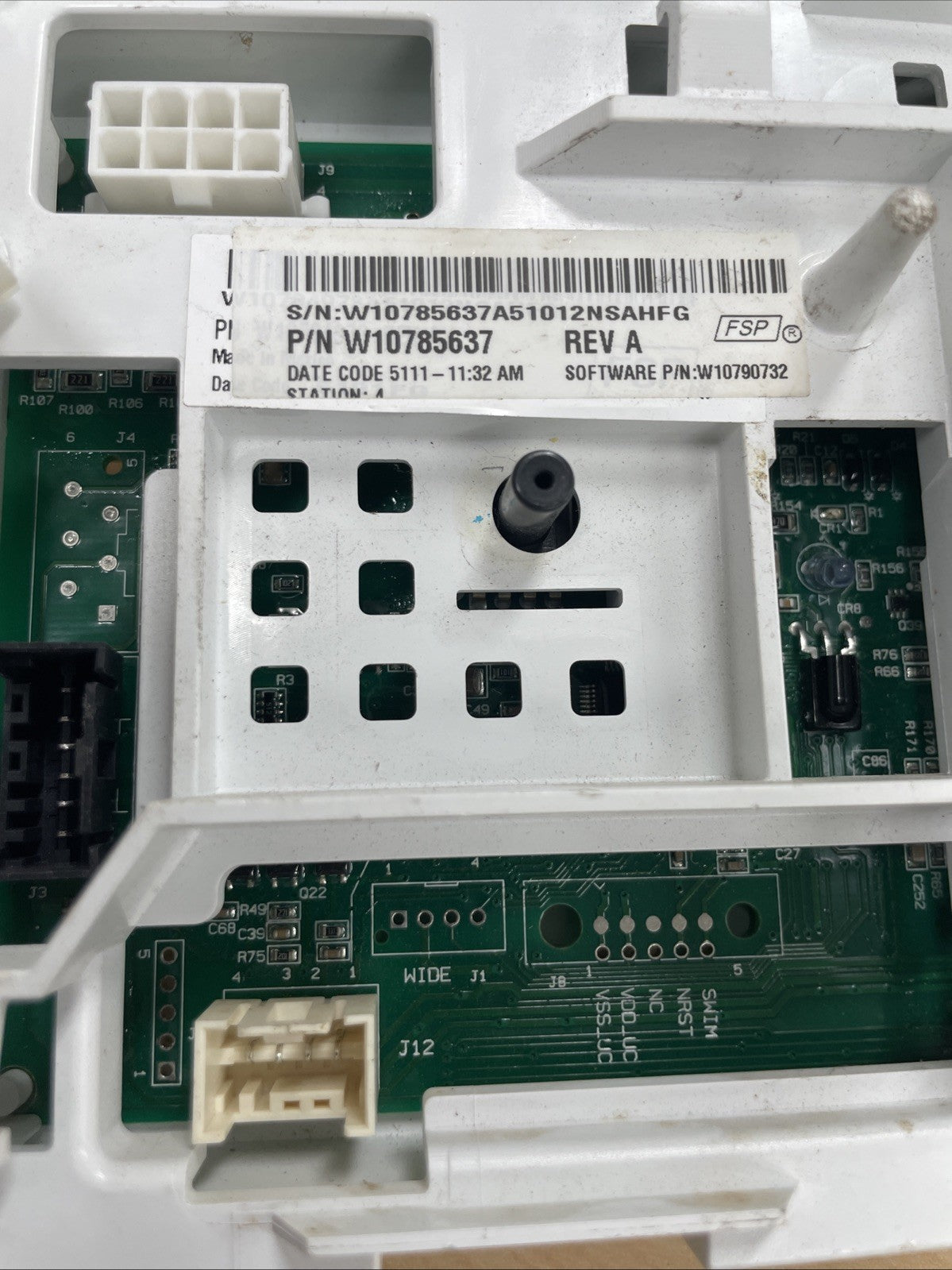 Kenmore  W10785637  Washer Control Board BA38