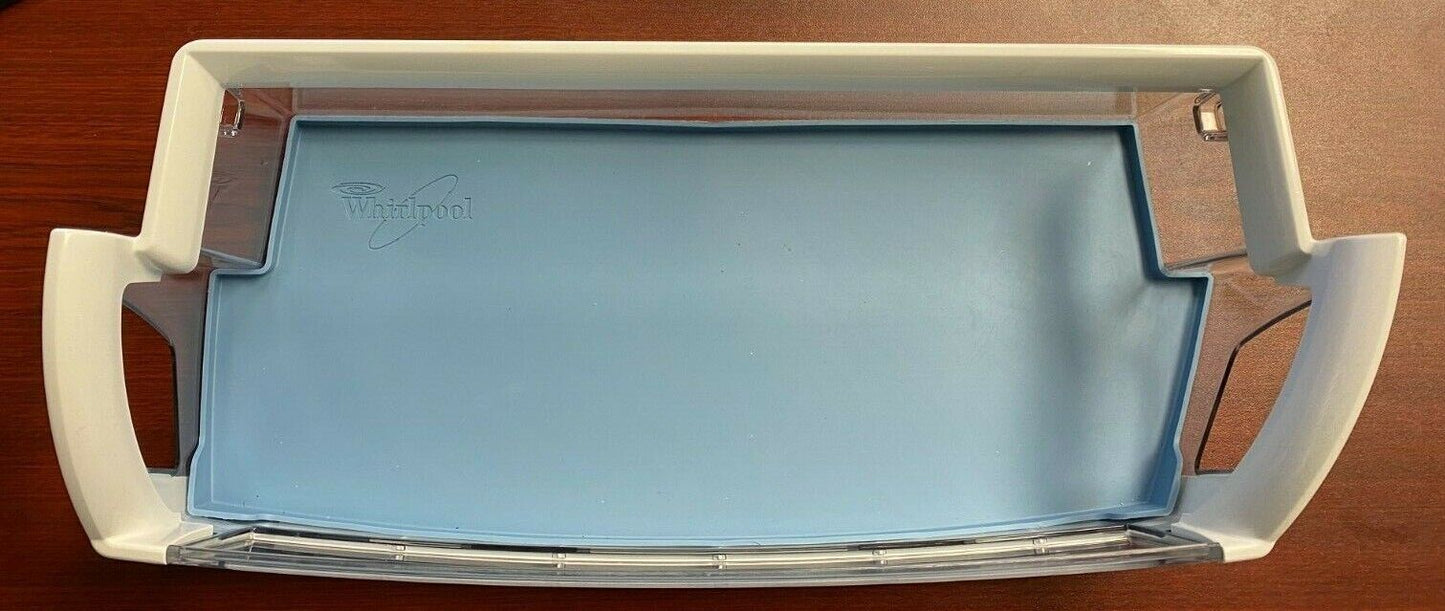 Whirlpool Refrigerator Door Bin Shelf W/Liner 2223464 Used SH145