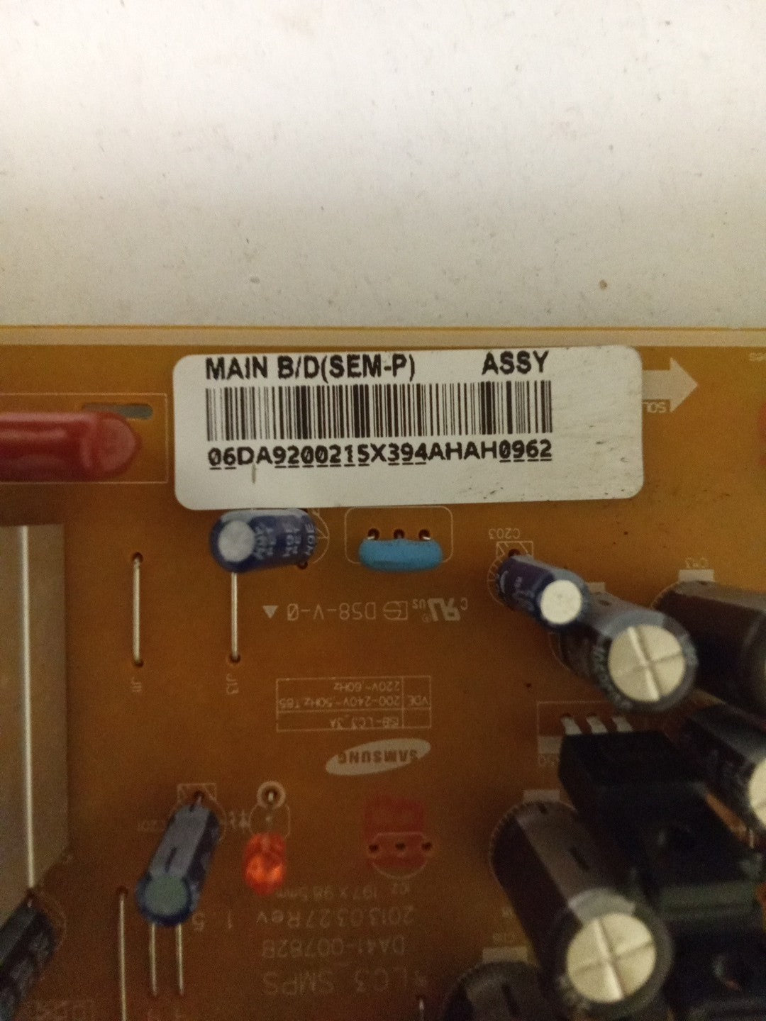 Samsung Fridge Control  Board DA92-00215X  AMK-616