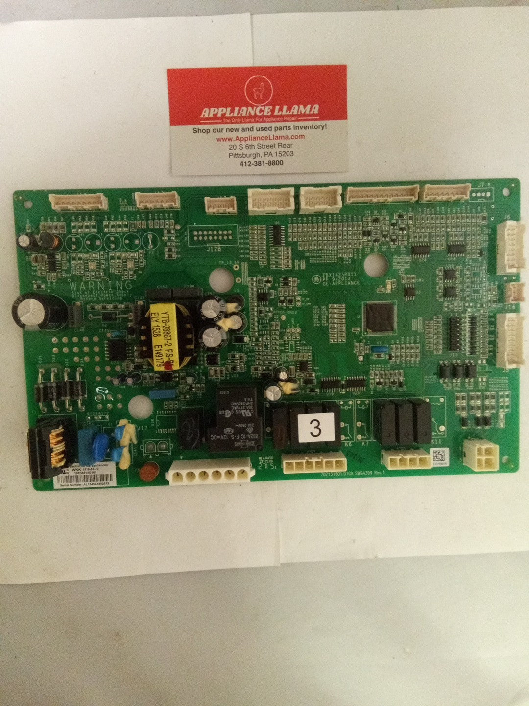 197D8513G101 GE Refrigerator Control Board  AMK-602