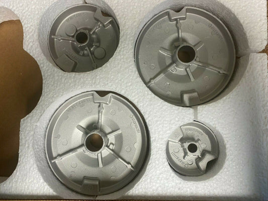 Whirlpool W10727536 Stove Range Burner Heads Set Of 4 New AP337