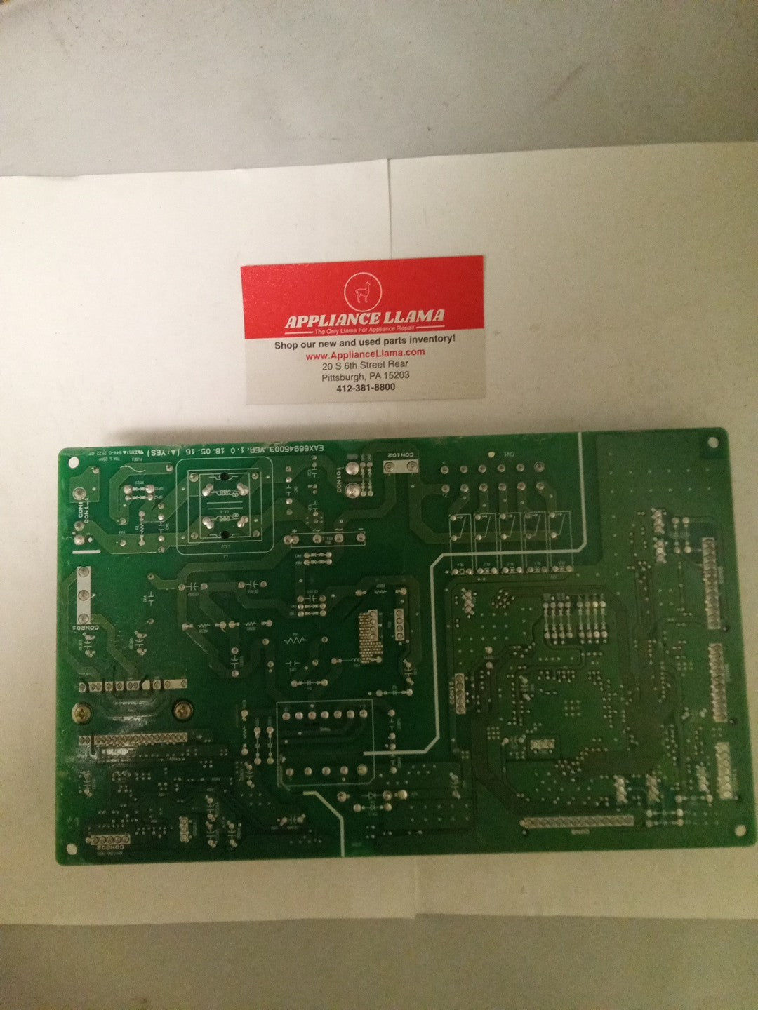 LG Refrigerator Control Board - Part Number EBR80757409 AMK-414