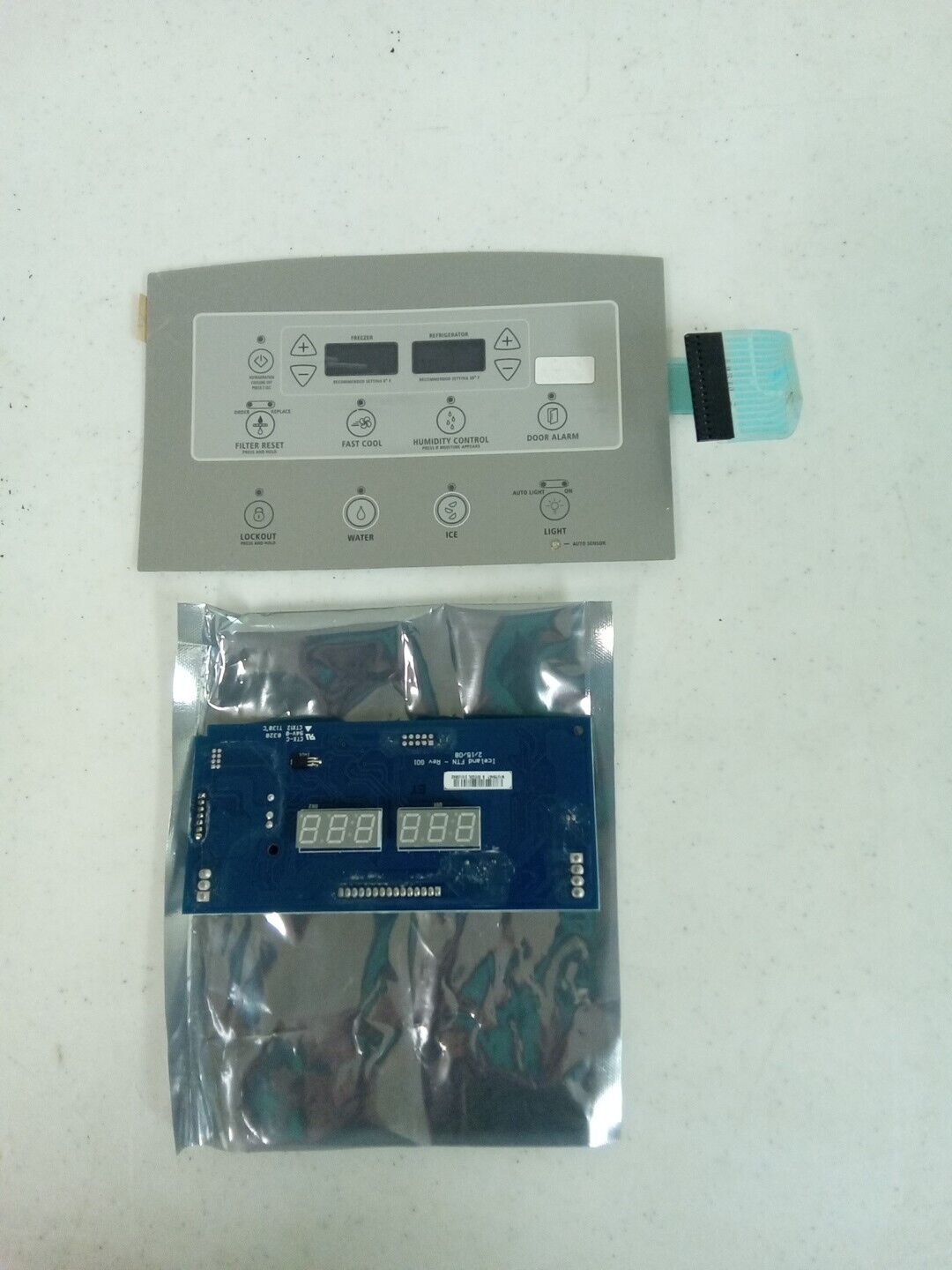 Whirlpool W10740218 Refrigerator Control Elec Refer Dispenser AK-197