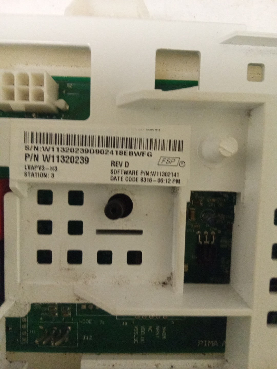 Whirlpool Washer Control Board  W11320239 AMK-575