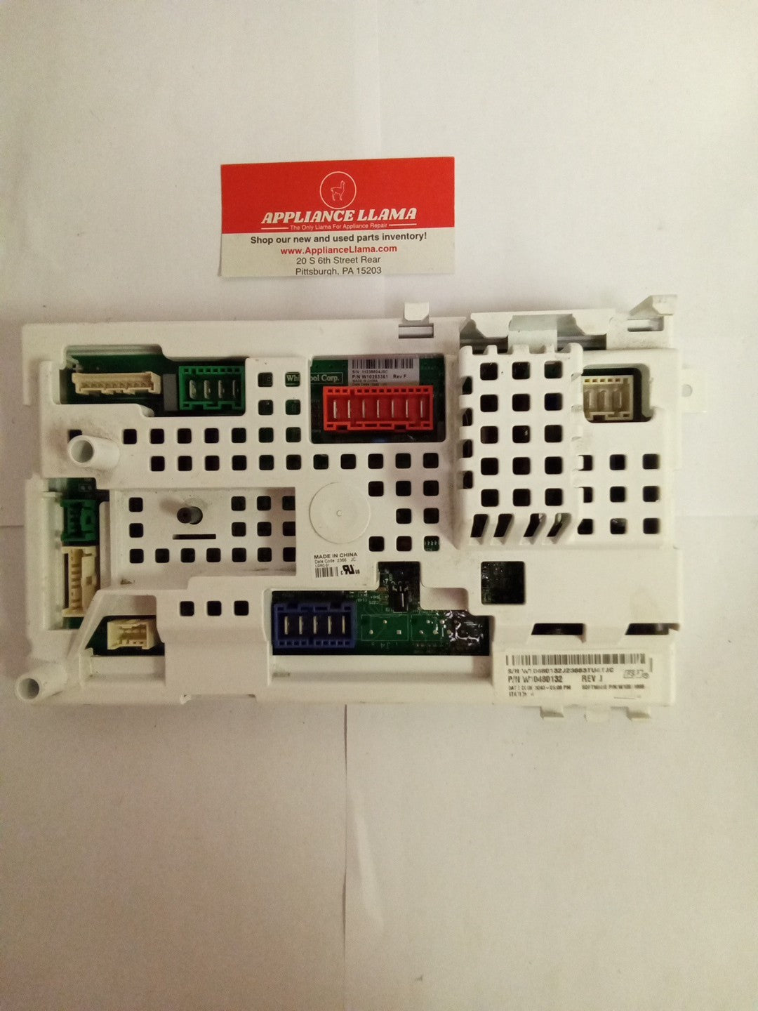 Whirlpool Washer Main Control Board  W10480132  AMK-742