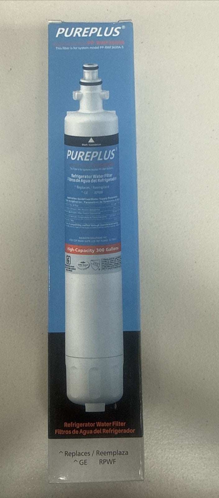 PUREPLUS PP-RWF3600A Refrigerator Water Filter Replacement Filter BOX1