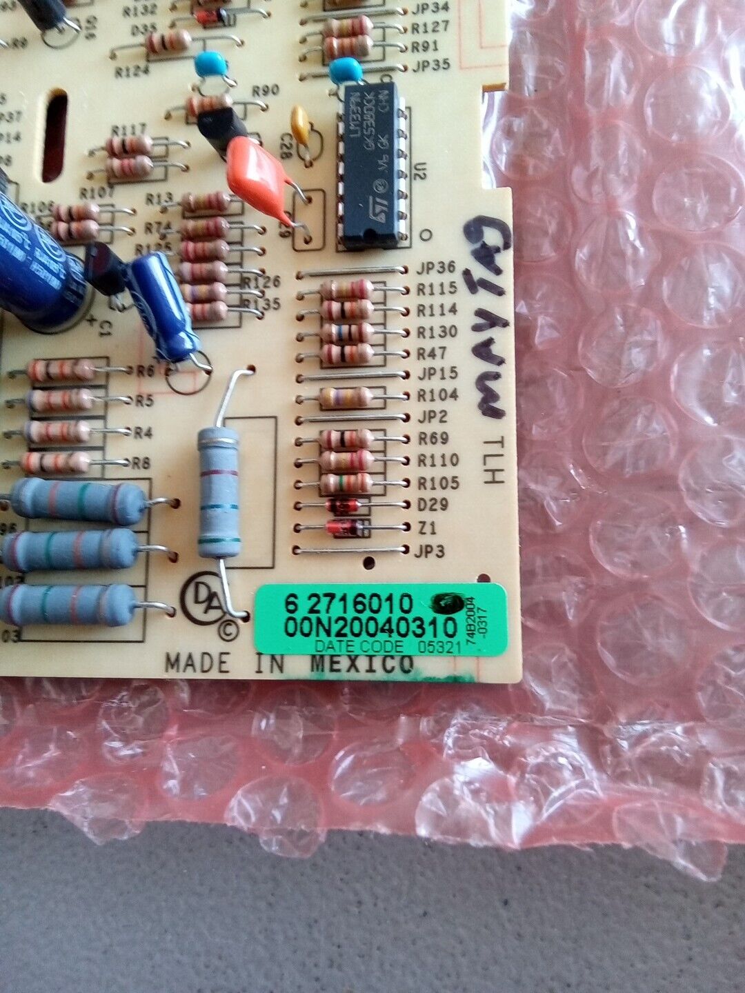 Maytag Washer Electronic Control Board 12001725 WR76