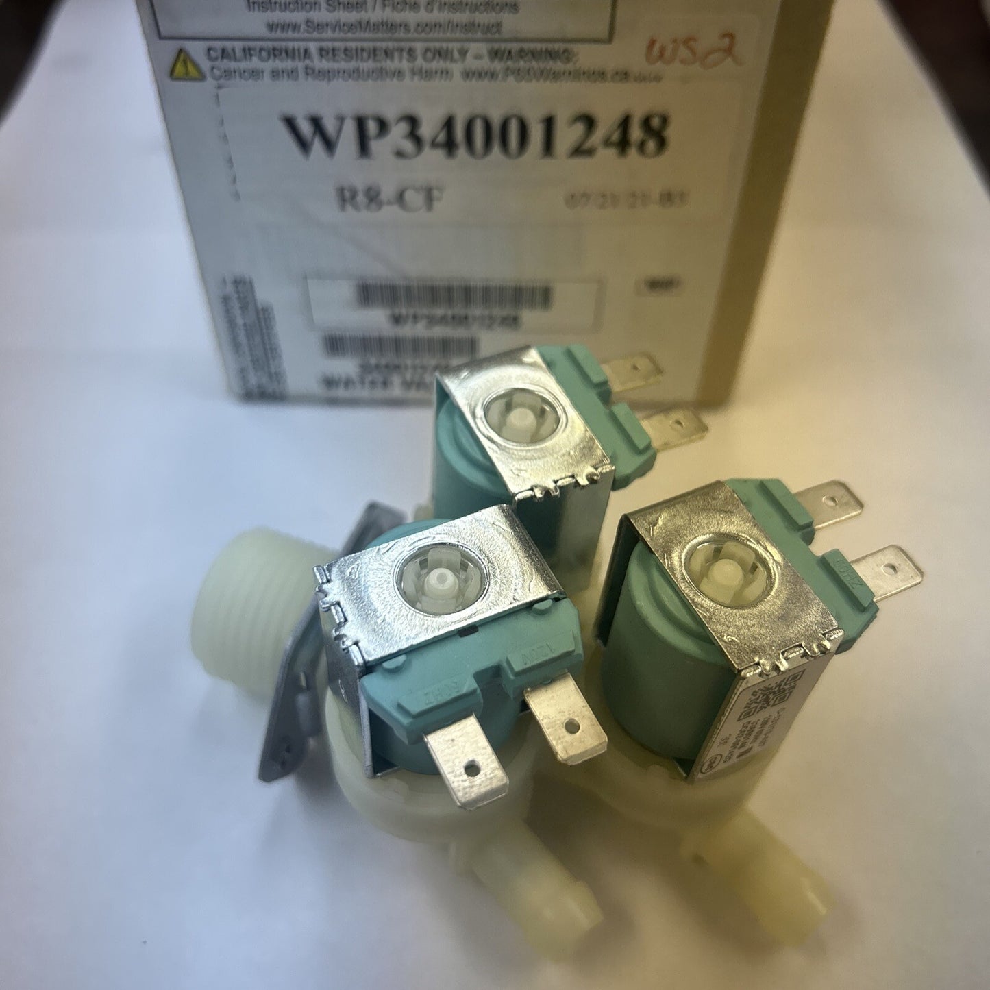 OEN WP34001248 Water Valve 3 Way New WR2